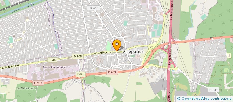 localisation de l'entreprise S G D AUTOS à VILLEPARISIS