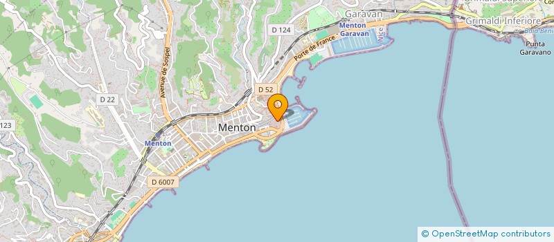 localisation de l'entreprise S.G.E. à MENTON