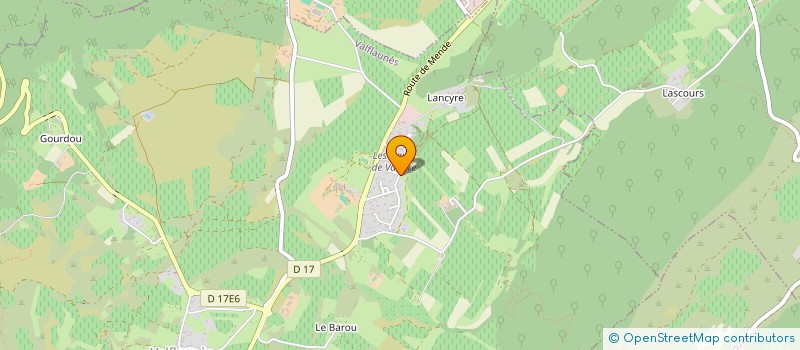 localisation de l'entreprise S.G.E.P.( SOCIETE DE GESTION D ENERGIES ET DE PATRIMOINE )  CAZEVIEILLE