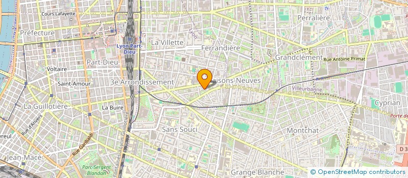 localisation de l'entreprise S G ELEC  LYON