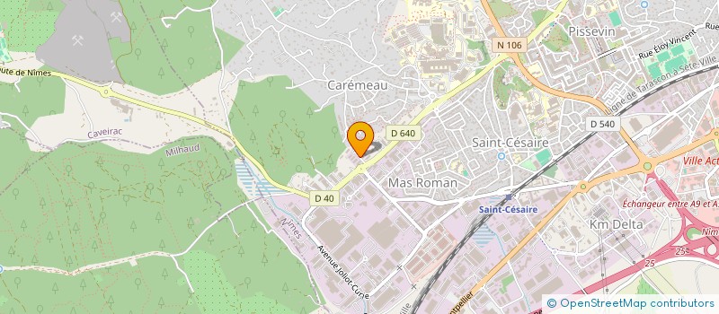 localisation de l'entreprise S.G.F  ALES