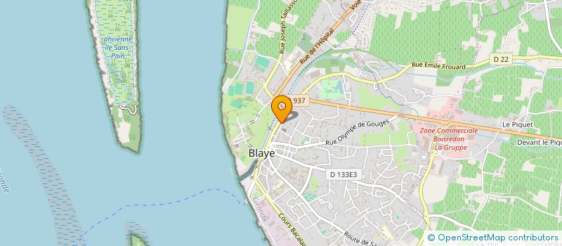 localisation de l'entreprise S.G.F.A GONCALVES  BLAYE