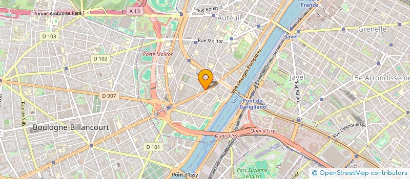 localisation de l'entreprise S G G  PARIS