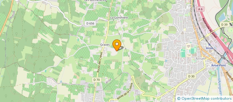 localisation de l'entreprise S G GUILLOT ST ROMAIN  ANSE