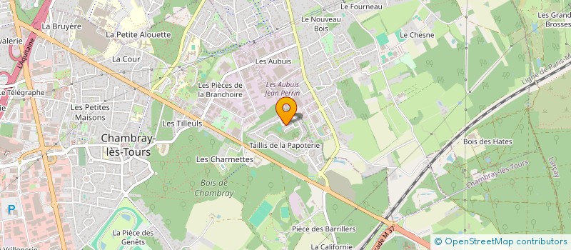 localisation de l'entreprise S.G.GUY  CHAMBRAY-LES-TOURS