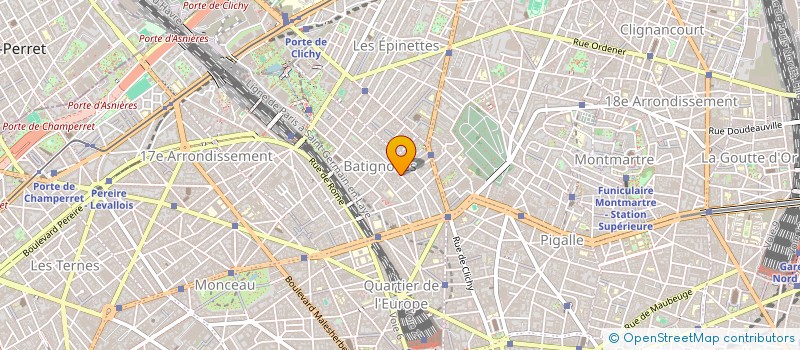 localisation de l'entreprise S.G.H. à PARIS