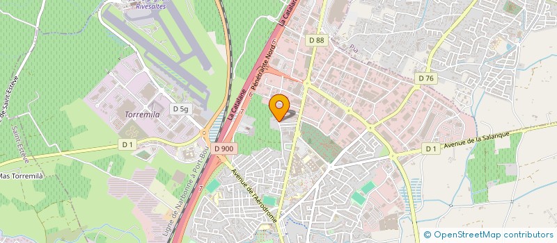 localisation de l'entreprise S.G.H. à PERPIGNAN