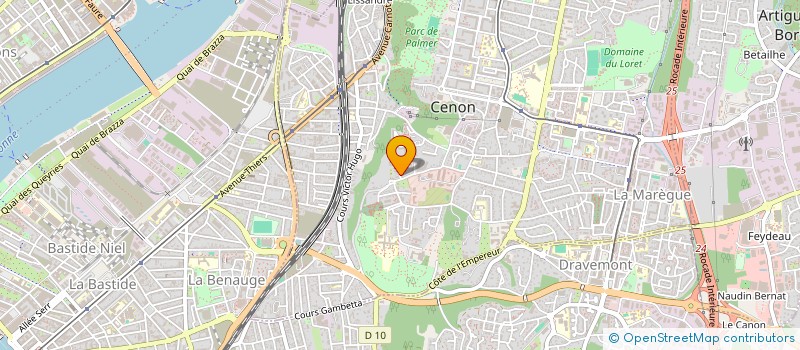 localisation de l'entreprise S G H BATIMENT  CENON