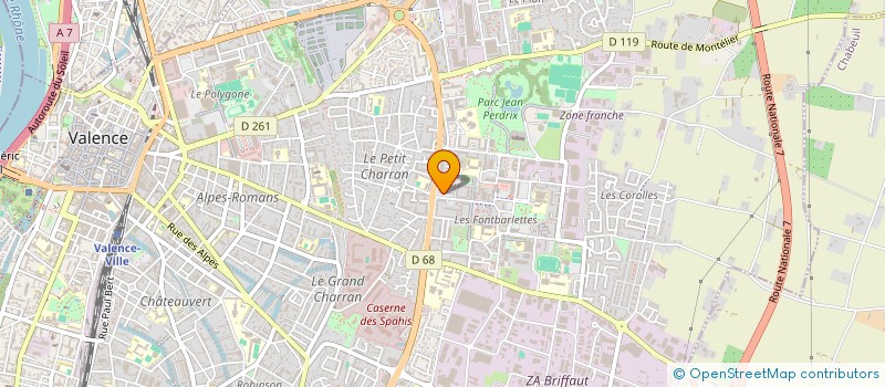 localisation de l'entreprise S G I à VALENCE