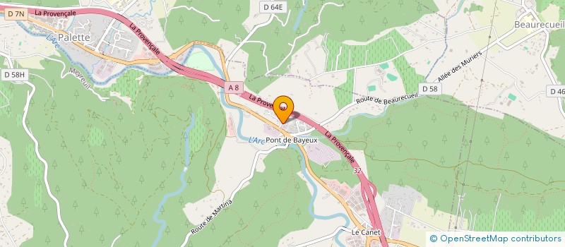 localisation de l'entreprise S.G.I.  MEYREUIL