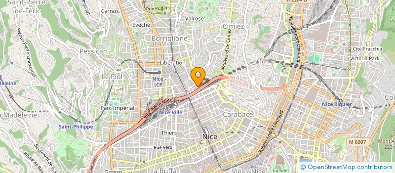 localisation de l'entreprise S.G.I  NICE