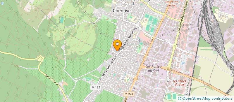 localisation de l'entreprise S.G.I. INVEST  CHENOVE