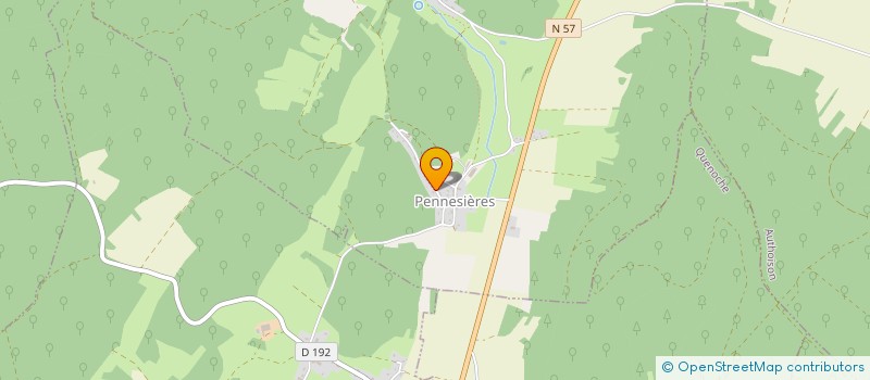 localisation de l'entreprise S.G IMMOBILIER  PENNESIERES