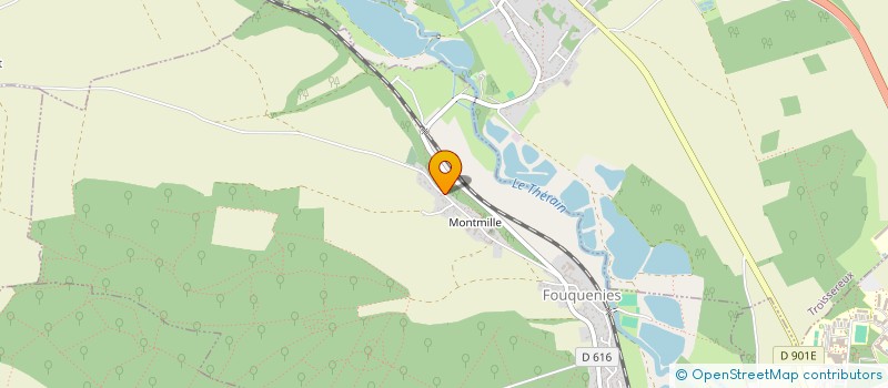 localisation de l'entreprise S.G.L.  FOUQUENIES