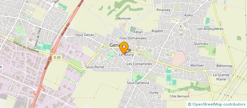 localisation de l'entreprise S.G.LO  GENAS