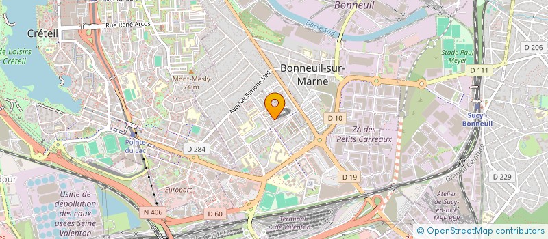 localisation de l'entreprise S.G.M  BONNEUIL-SUR-MARNE