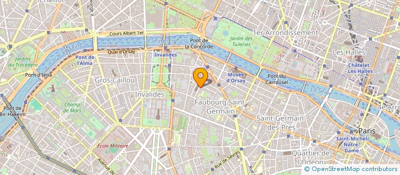 localisation de l'entreprise S G M à PARIS