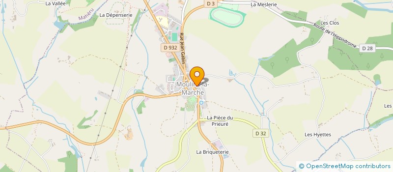 localisation de l'entreprise S.G.M à MOULINS-LA-MARCHE