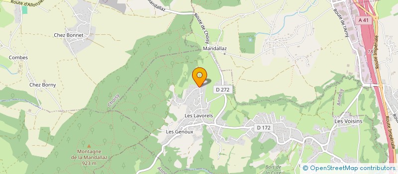 localisation de l'entreprise S.G.M.PRIVE  CUVAT