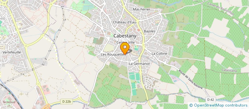 localisation de l'entreprise S.G.M.R  CABESTANY