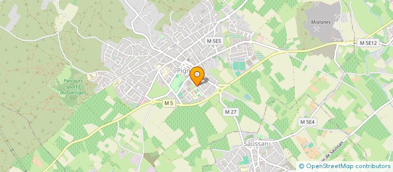 localisation de l'entreprise S G OBJECTIF FORMATION  PIGNAN