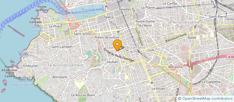 localisation de l'entreprise S.G.P.M à MARSEILLE