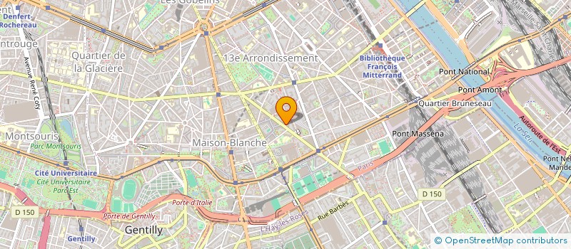 localisation de l'entreprise S.G.P. SOCIETE GOURMET PANTIN  PARIS