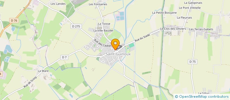 localisation de l'entreprise S & G PARKWAY  SAINT-GUINOUX