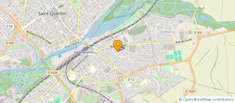 localisation de l'entreprise S.G.R.P à SAINT-QUENTIN
