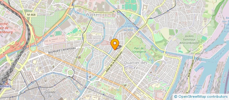 localisation de l'entreprise S G R U  STRASBOURG