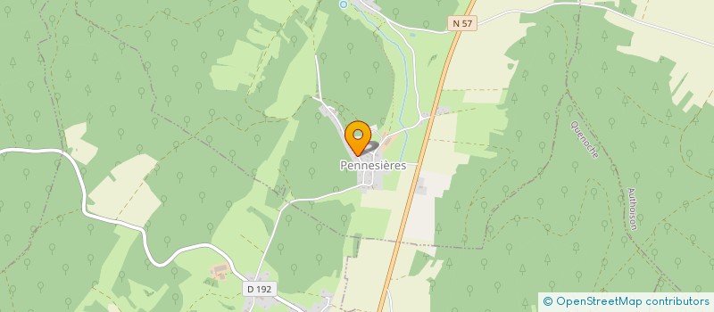 localisation de l'entreprise S.G RENOVATION  PENNESIERES