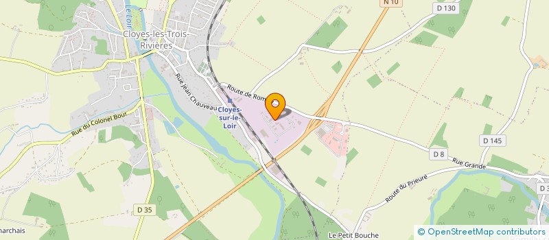 localisation de l'entreprise S.G.S. à CLOYES-LES-TROIS-RIVIERES