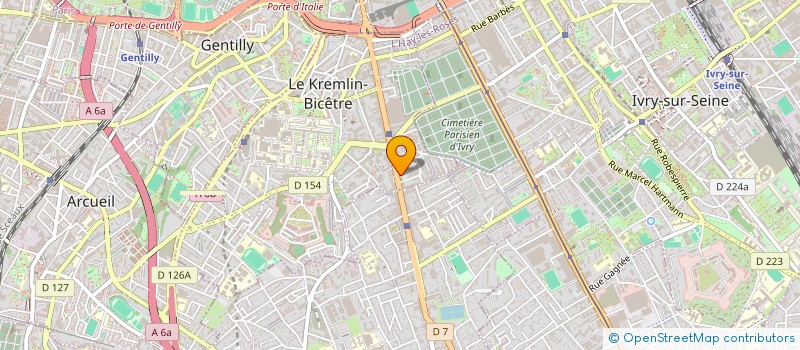 localisation de l'entreprise S G S D  LE KREMLIN-BICETRE