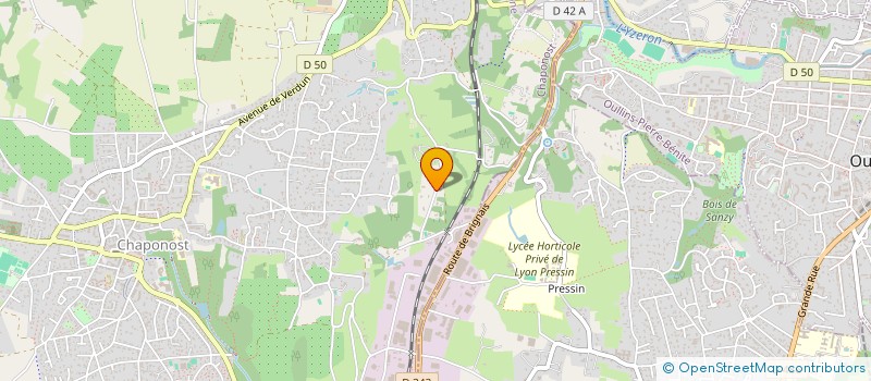 localisation de l'entreprise S.G.S. PODO  CHAPONOST