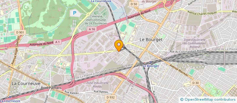 localisation de l'entreprise S.G.T.B à LE BOURGET