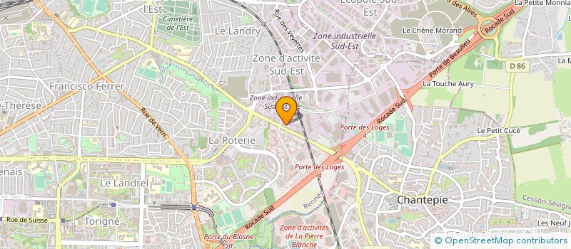 localisation de l'entreprise S G V S A à RENNES
