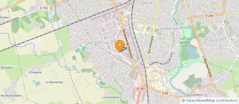 localisation de l'entreprise S.GABRIEL à LA ROCHE-SUR-YON