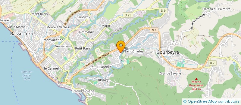 localisation de l'entreprise S.GEORGES INVESTISSEMENTS ET IMMOBILIER  GOURBEYRE