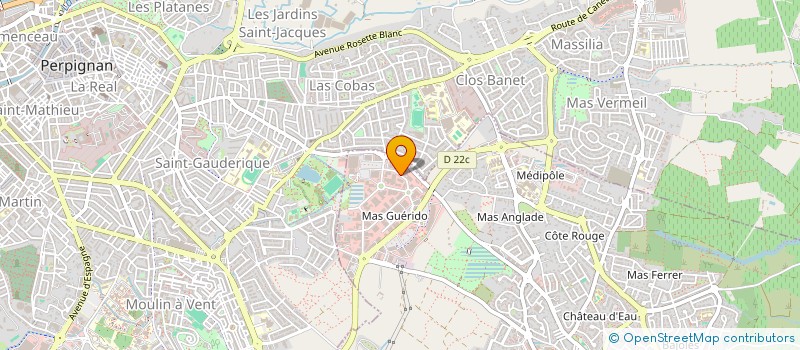 localisation de l'entreprise S. GOLF à CABESTANY