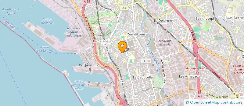 localisation de l'entreprise S. GROUP EUROPEAN CONSTRUCTION à MARSEILLE