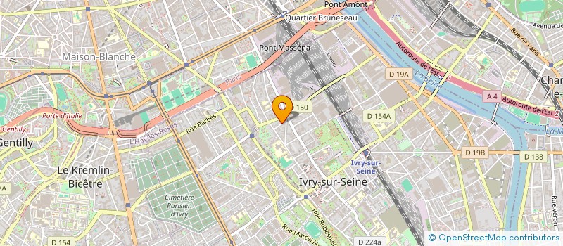 localisation de l'entreprise S GROUP INTERNATIONAL à IVRY-SUR-SEINE