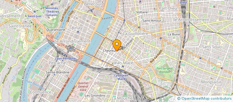 localisation de l'entreprise S. GRYPHE  LYON