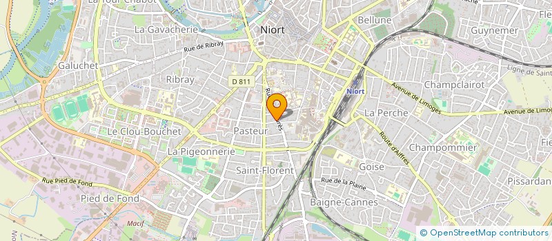 localisation de l'entreprise S-GTA à NIORT