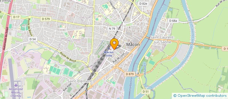 localisation de l'entreprise S H 2 I C à MACON