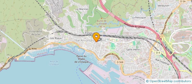 localisation de l'entreprise S & H à MARSEILLE