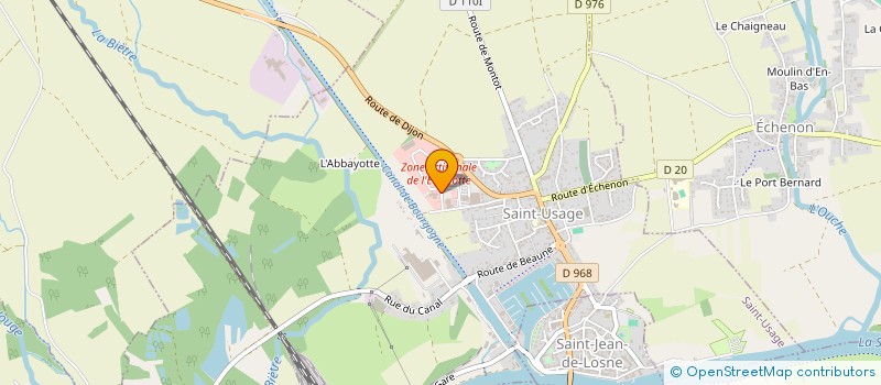 localisation de l'entreprise S&H  SAINT-USAGE