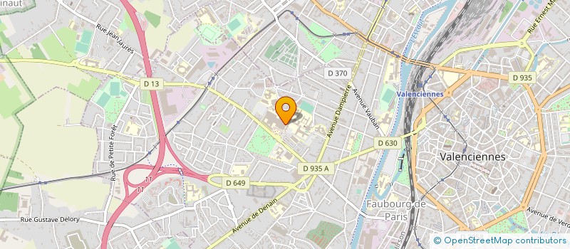 localisation de l'entreprise S.H.A.B. à VALENCIENNES