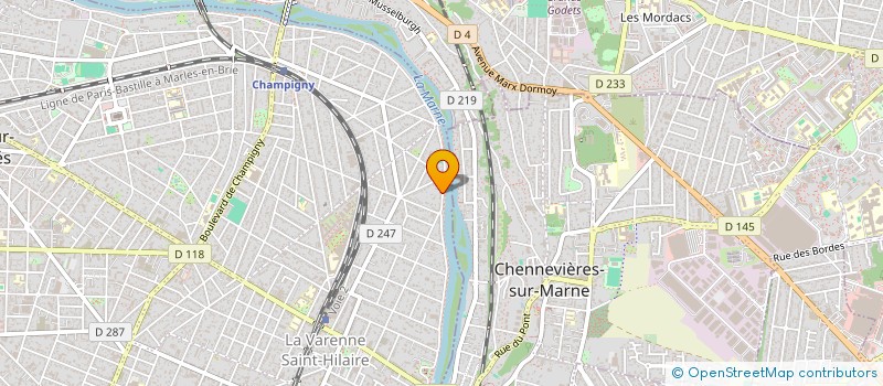 localisation de l'entreprise S.H.A.I.N à SAINT-MAUR-DES-FOSSES