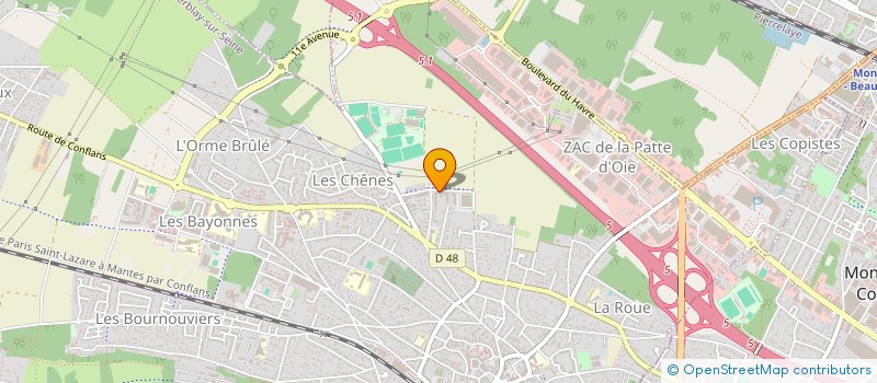 localisation de l'entreprise S&H AMEUBLEMENT  HERBLAY-SUR-SEINE