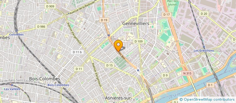 localisation de l'entreprise S.H.C.M  ASNIERES-SUR-SEINE